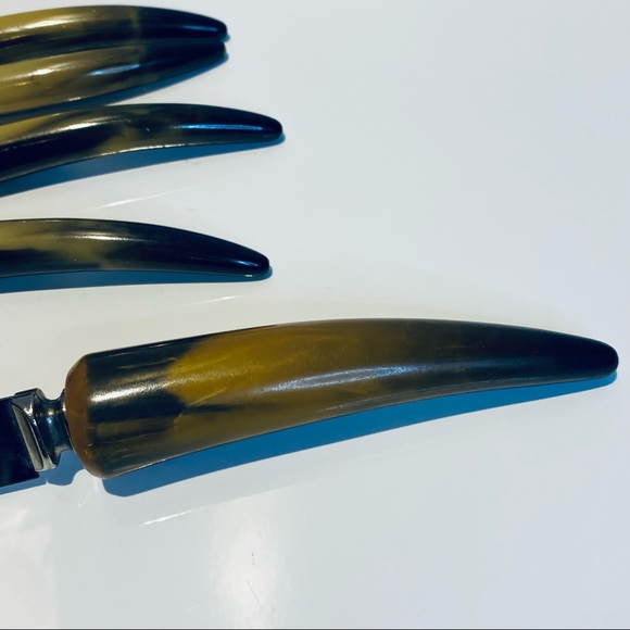 Sheffield Stainless Steel Bakelite 4 Steak Knives And 1 Bread Knife - Picture 7 of 14